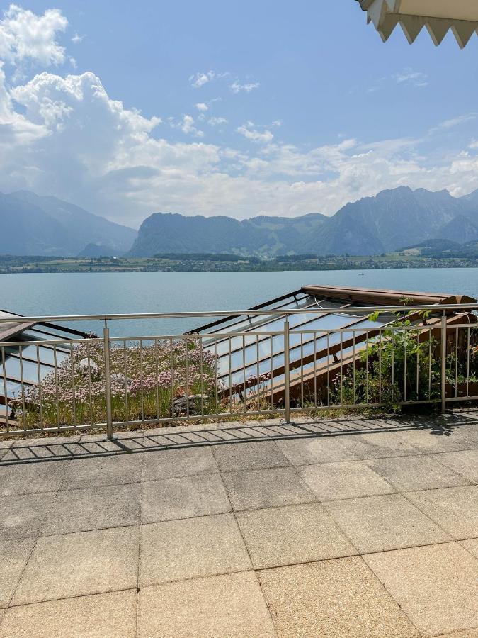 Dependance Stella Del Lago By Hotel Restaurant Bellevue Au Lac Thun Exterior foto