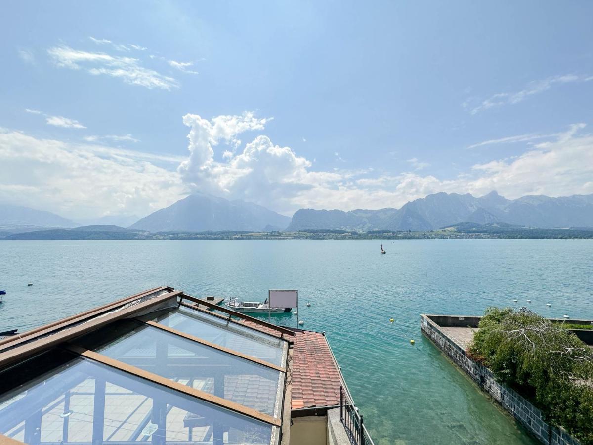 Dependance Stella Del Lago By Hotel Restaurant Bellevue Au Lac Thun Exterior foto