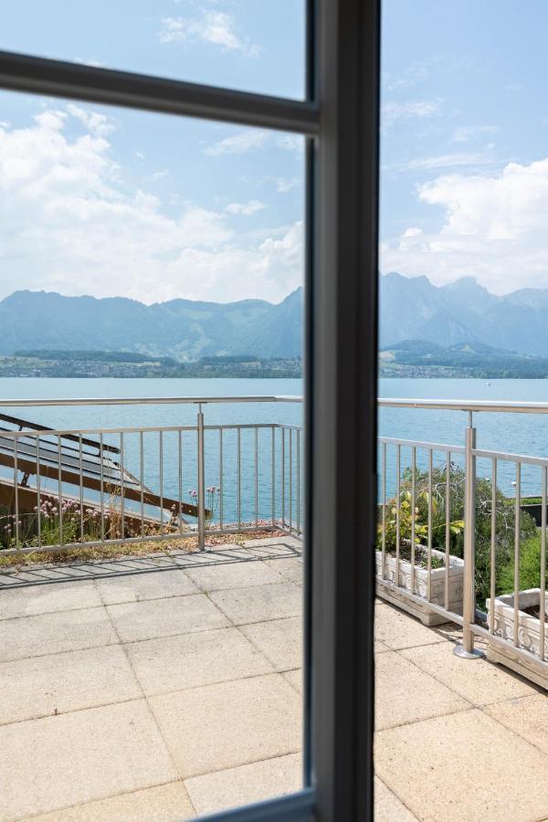 Dependance Stella Del Lago By Hotel Restaurant Bellevue Au Lac Thun Exterior foto