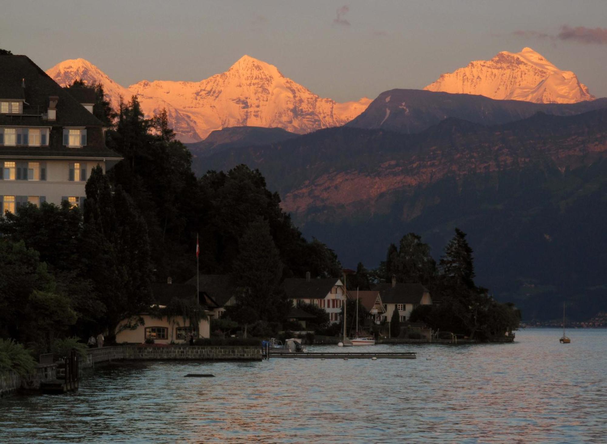 Dependance Stella Del Lago By Hotel Restaurant Bellevue Au Lac Thun Exterior foto