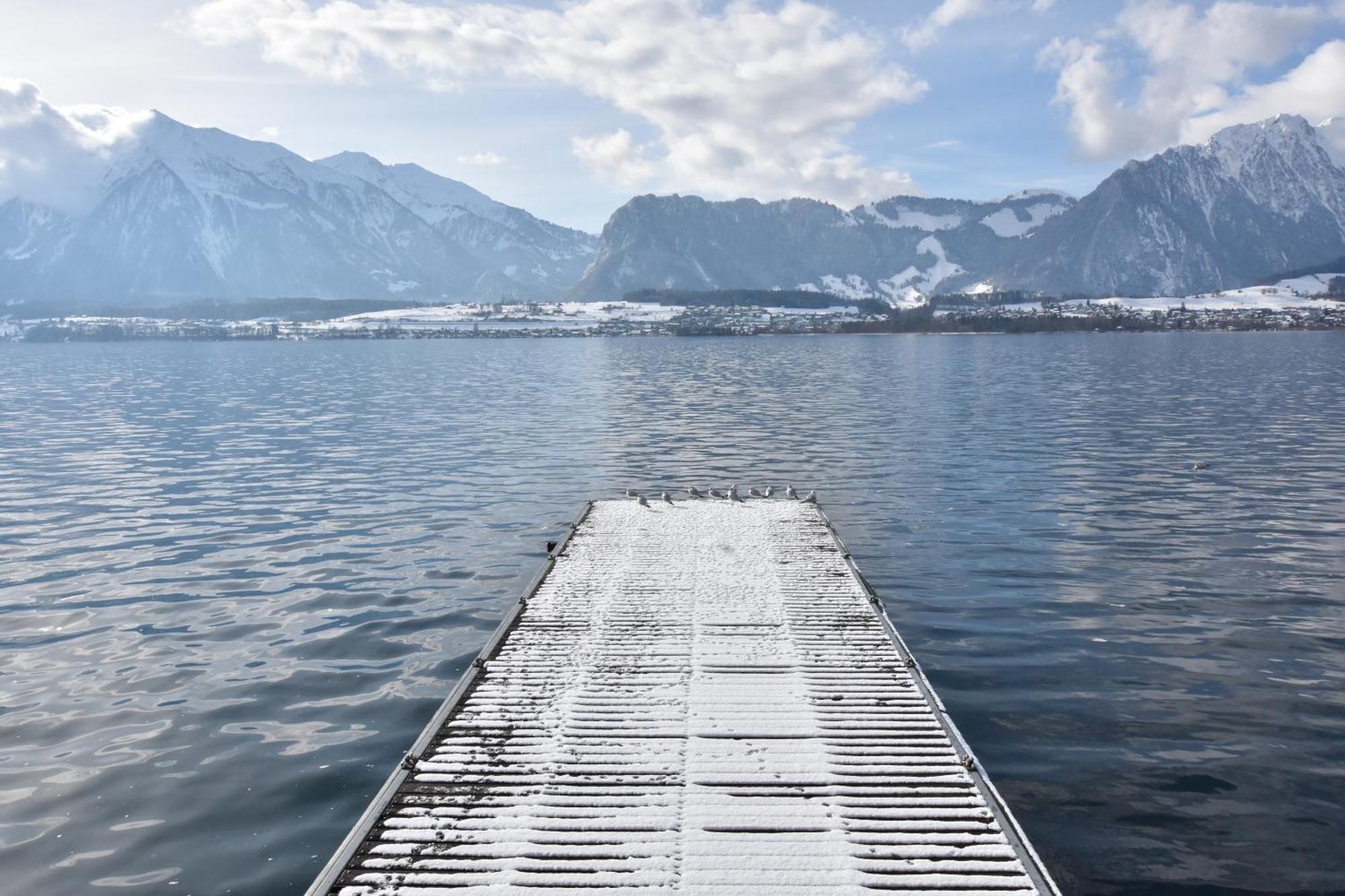 Dependance Stella Del Lago By Hotel Restaurant Bellevue Au Lac Thun Exterior foto